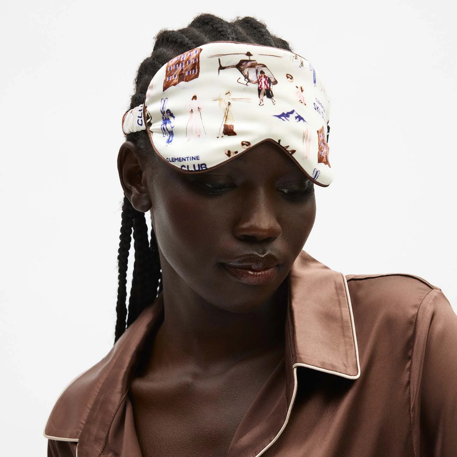 Ski Club Silk Sleep Mask - Image 2