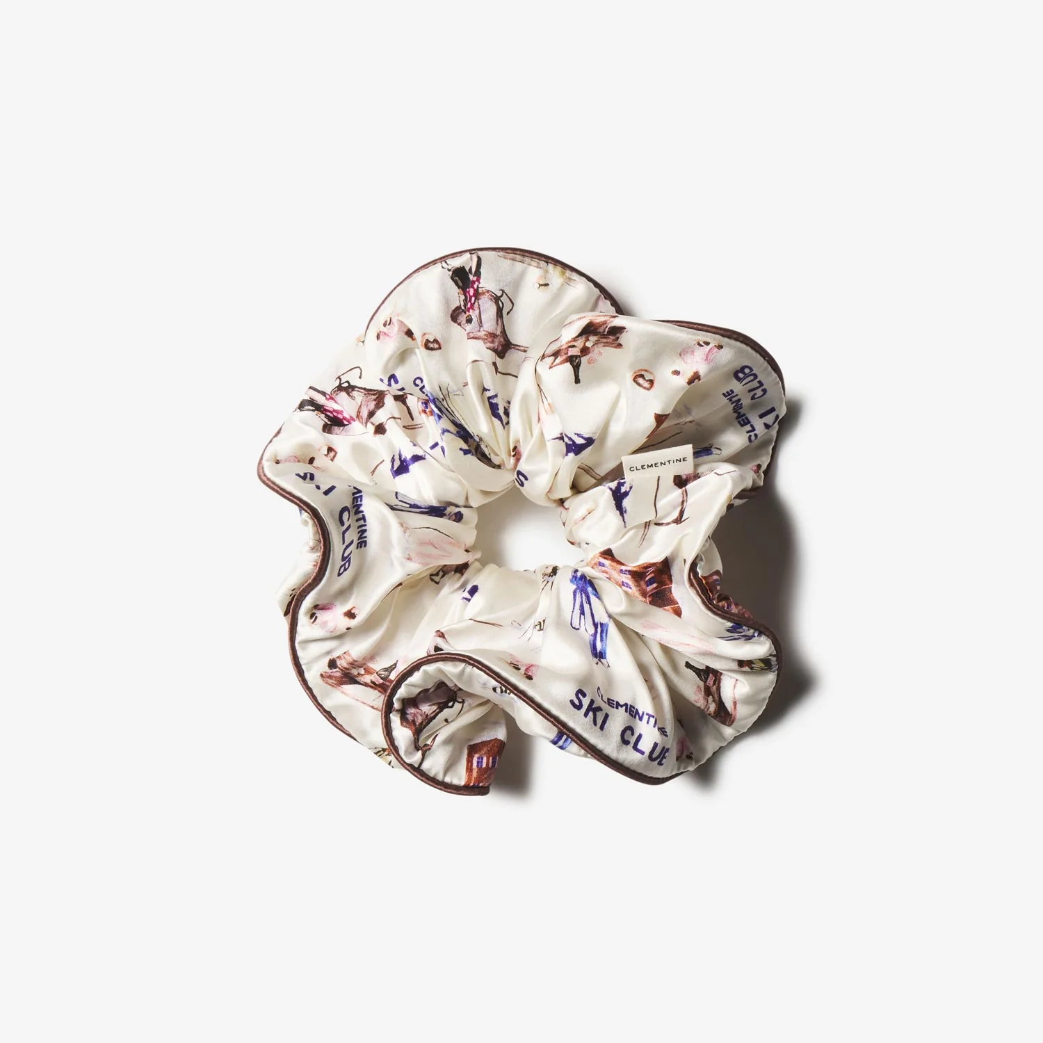 Ski Club Silk XL Scrunchie - Image 2