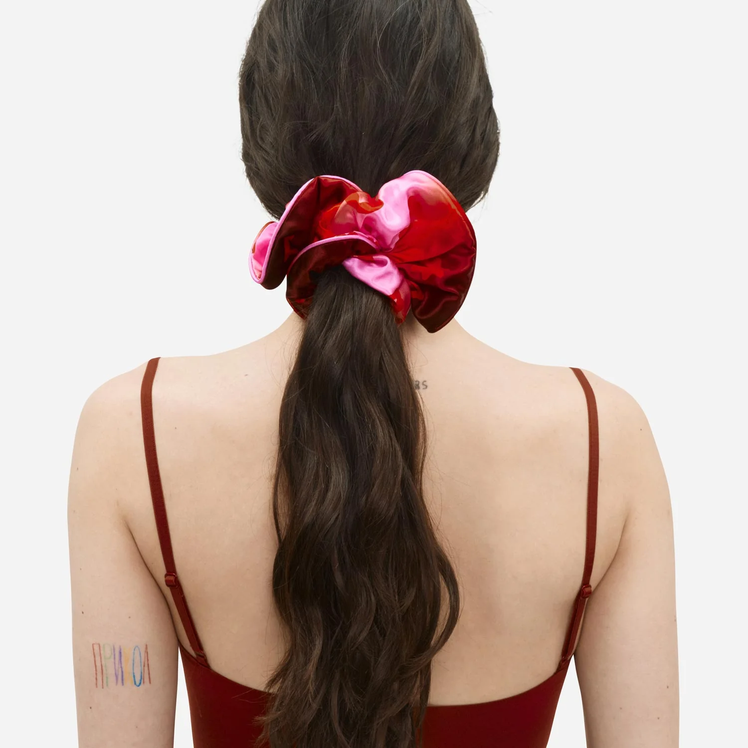 Ombre Organic Silk Scrunchie Set - Image 4