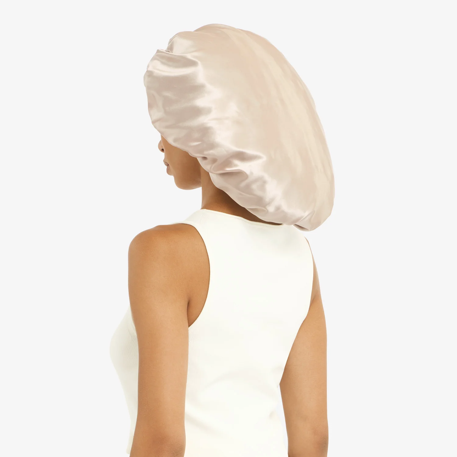 XL Hair Bonnet Organic Silk - Image 16