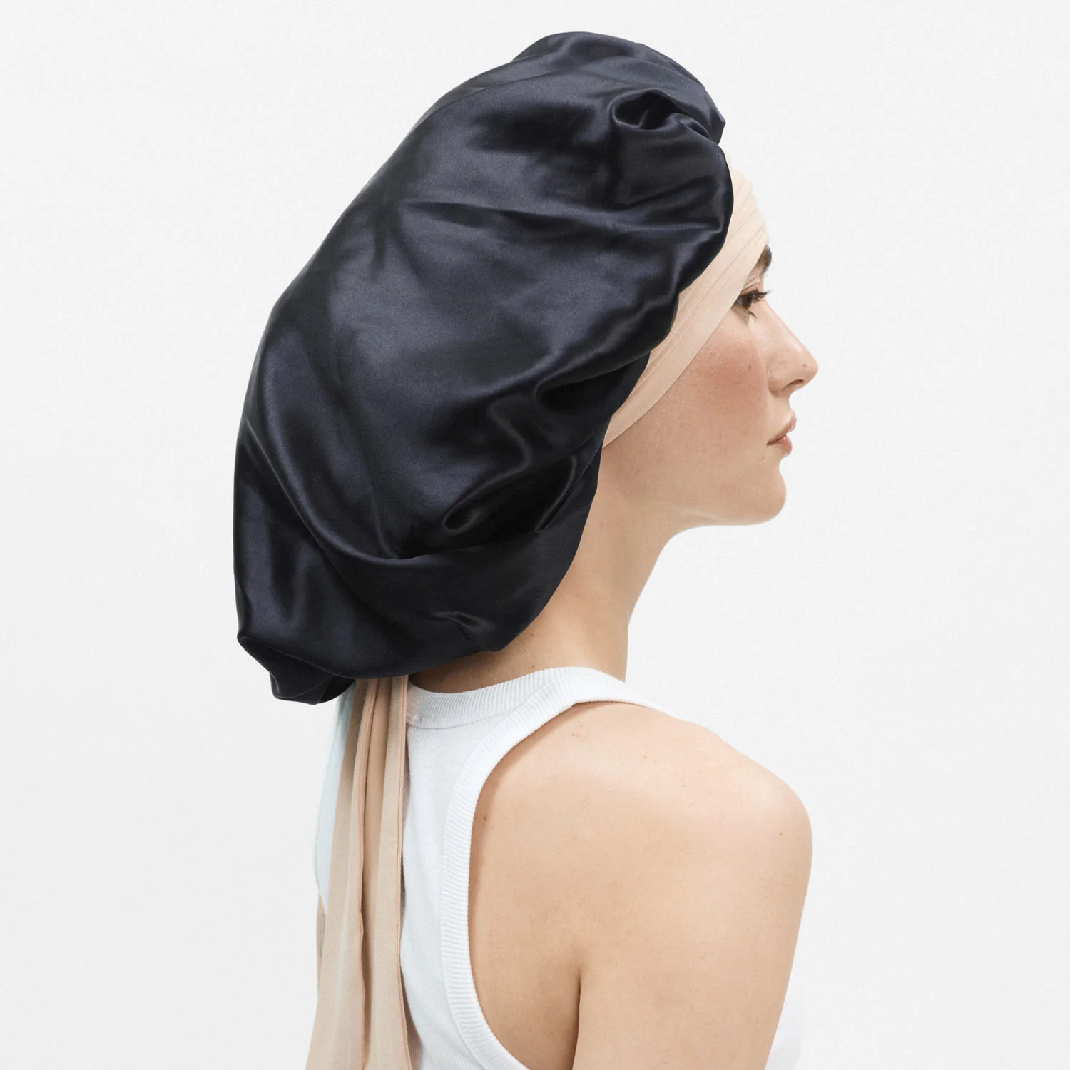 XL Hair Bonnet Organic Silk - Image 20