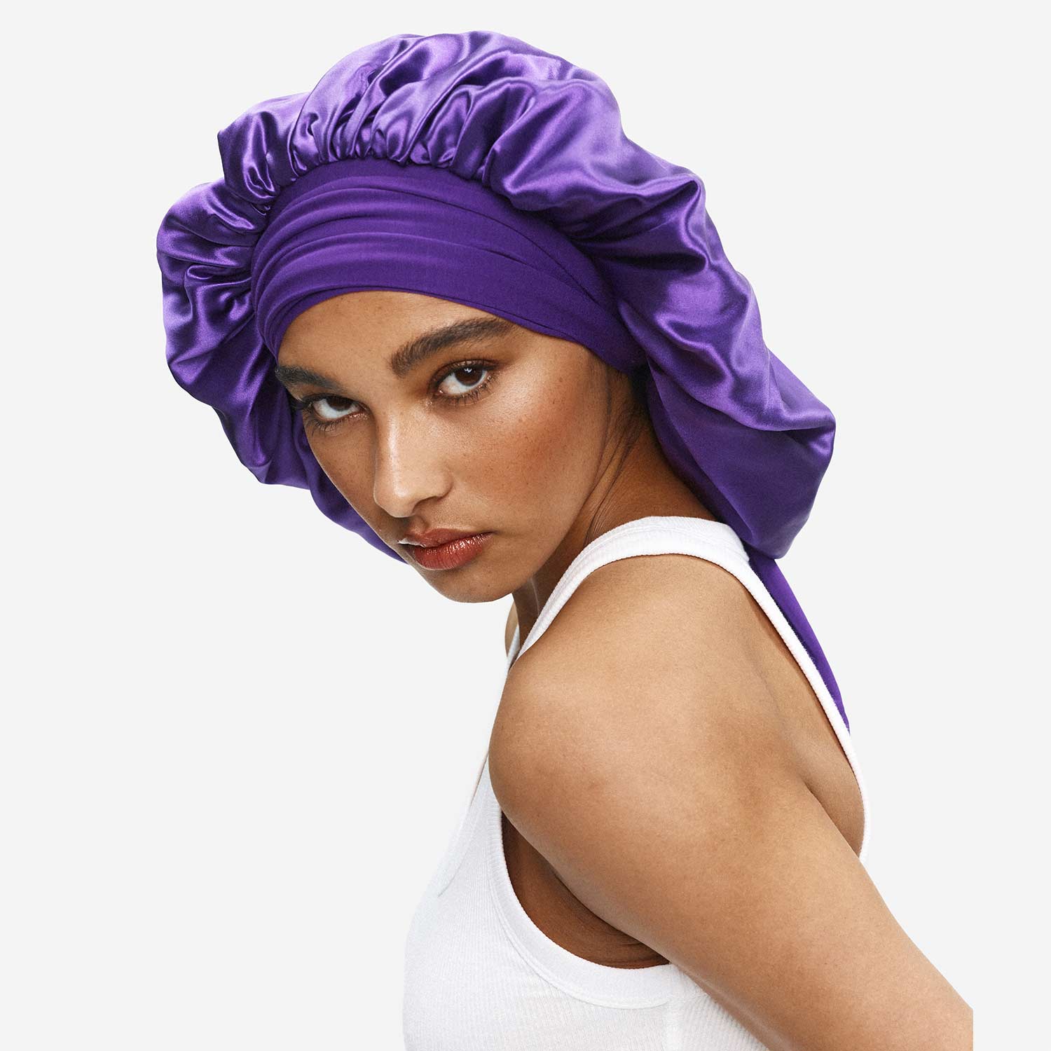 XL Hair Bonnet Organic Silk - Image 27