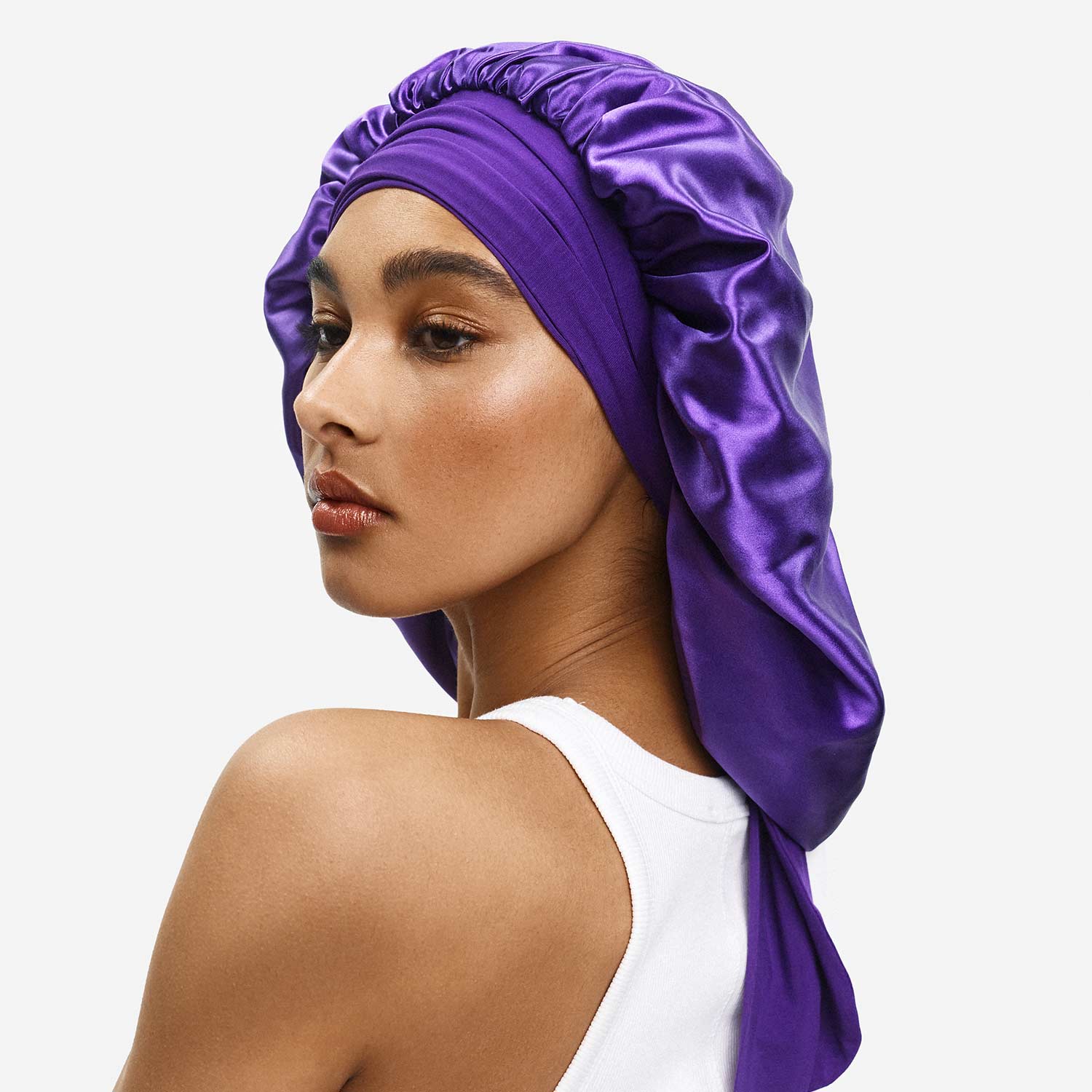 XL Hair Bonnet Organic Silk - Image 28