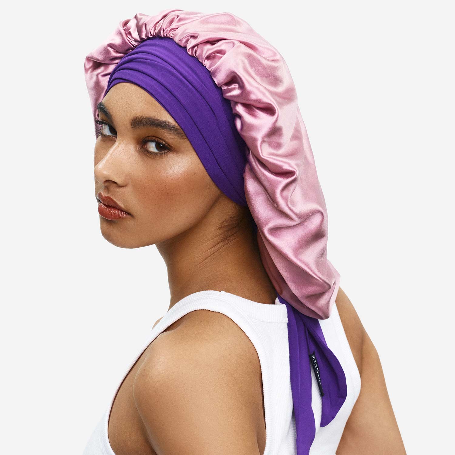 XL Hair Bonnet Organic Silk - Image 32