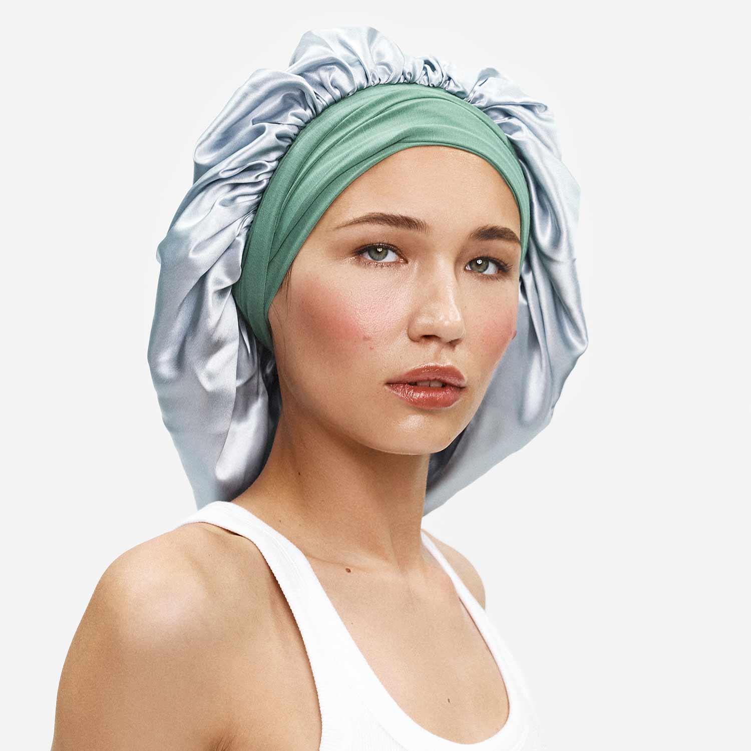 XL Hair Bonnet Organic Silk - Image 37