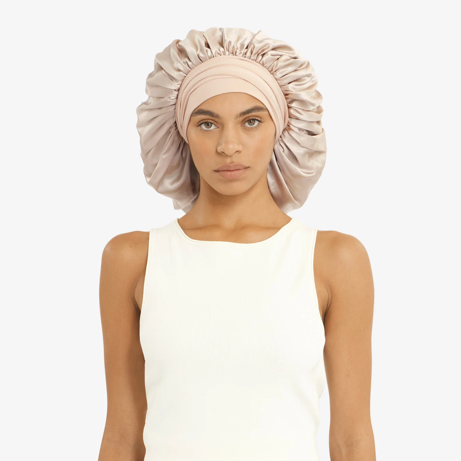 XL Hair Bonnet Organic Silk - Image 4