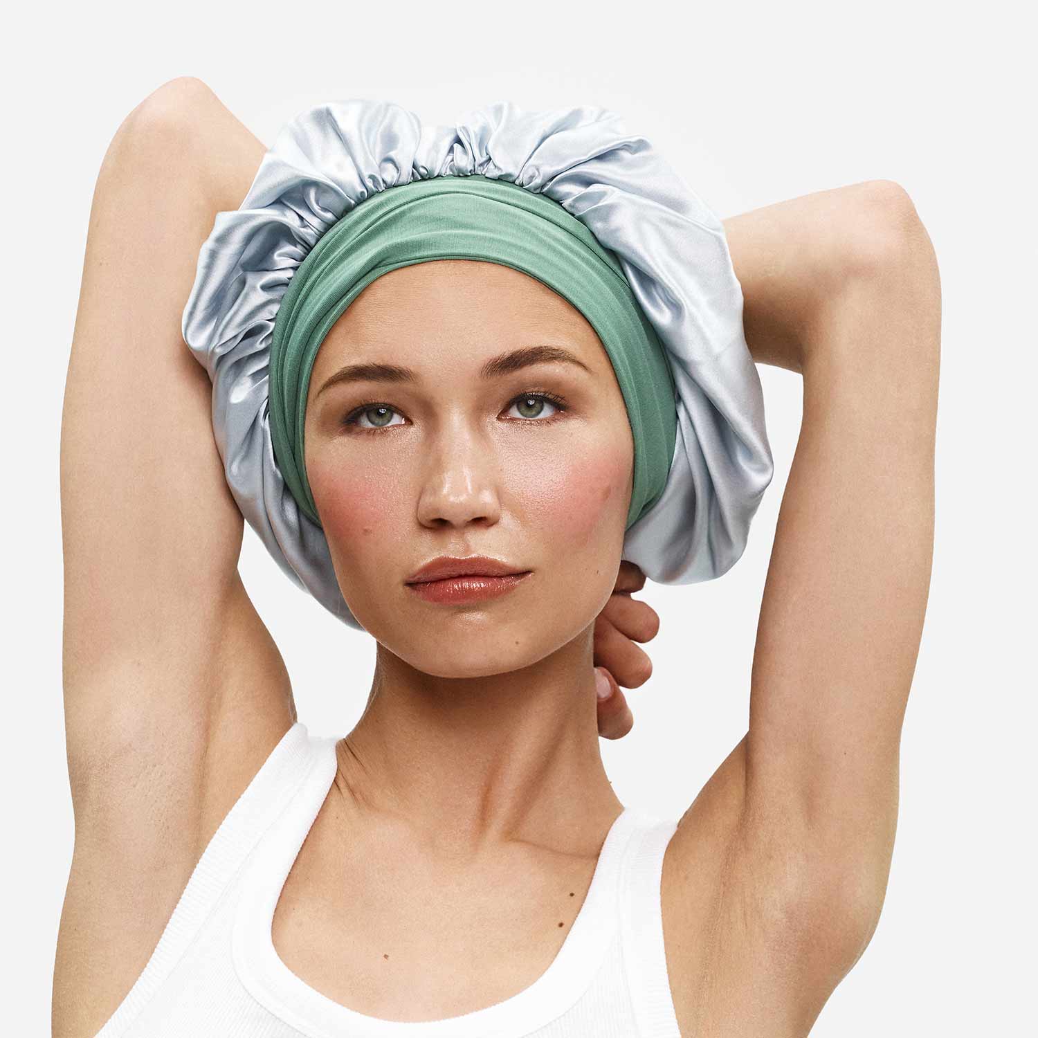 XL Hair Bonnet Organic Silk - Image 41