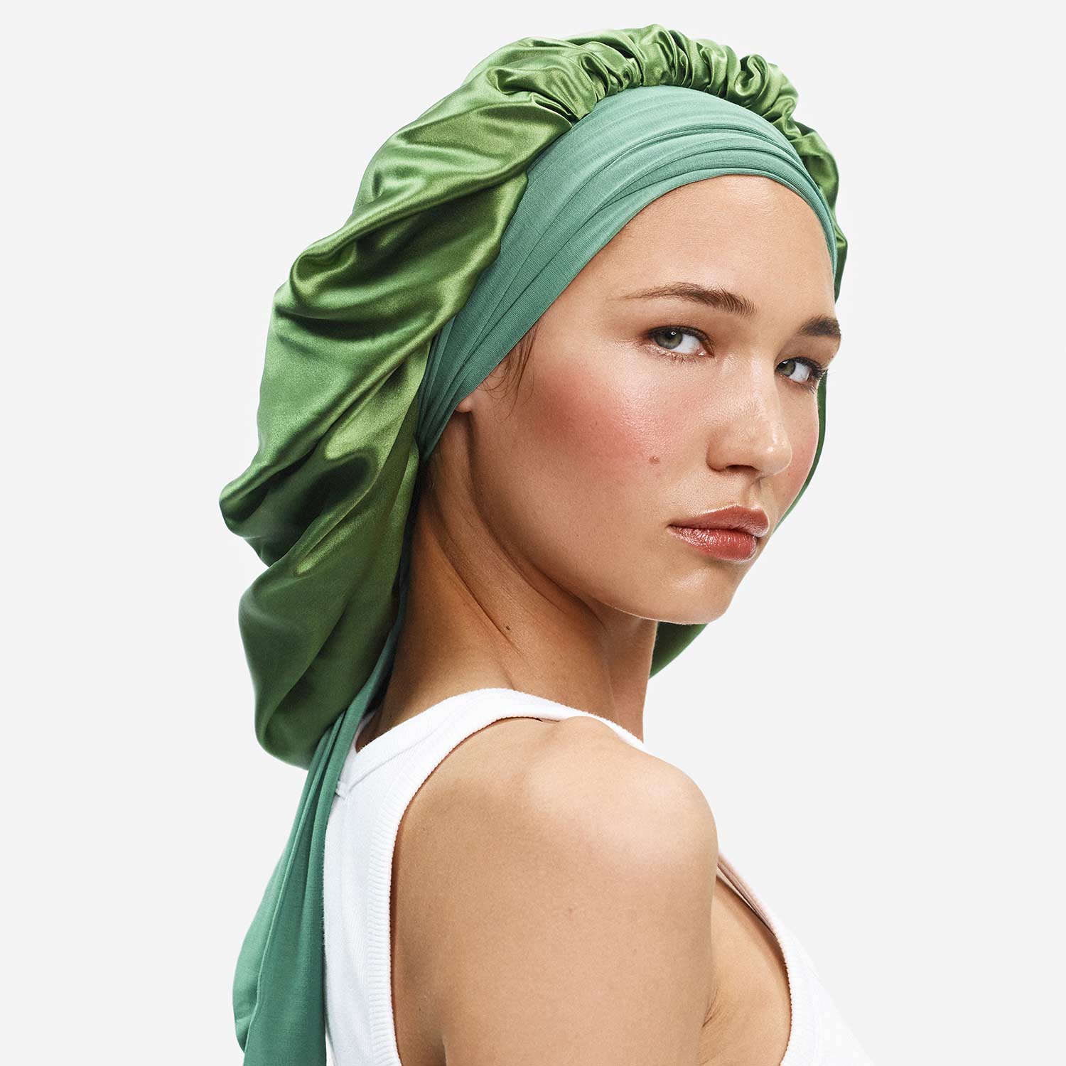 XL Hair Bonnet Organic Silk - Image 42