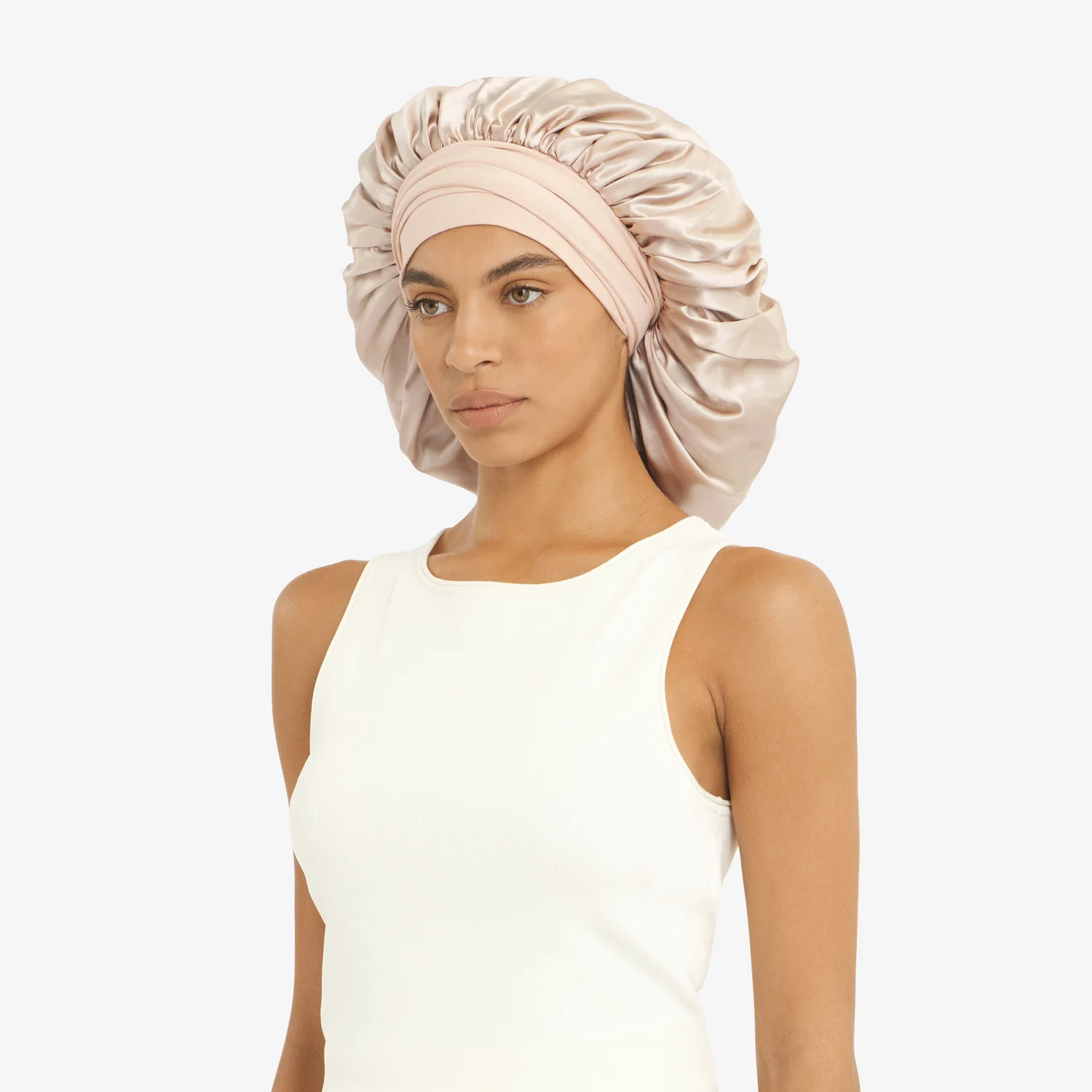 XL Hair Bonnet Organic Silk - Image 8