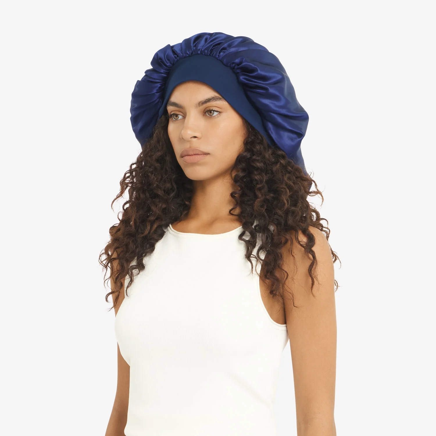 XL Hair Bonnet Organic Silver Ion Silk - Image 15