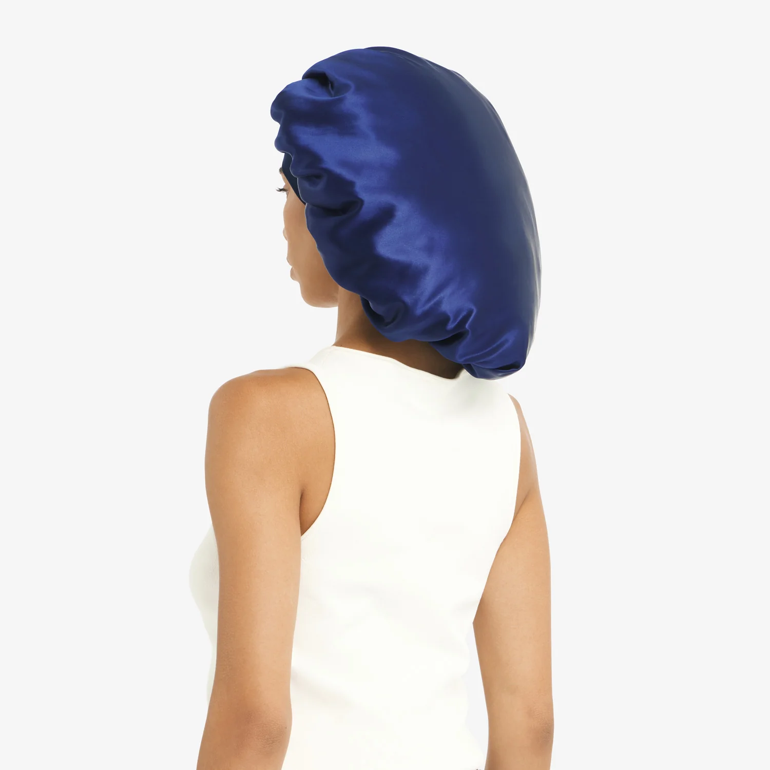 XL Hair Bonnet Organic Silver Ion Silk - Image 17